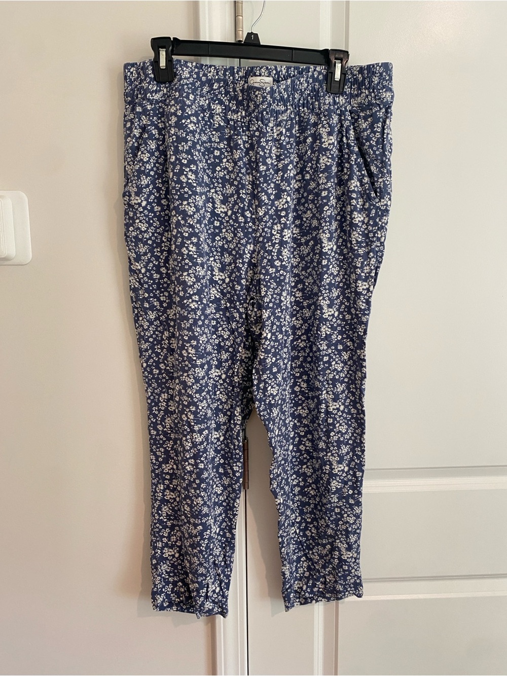 Jessica Simpson Navy Blue Floral pants